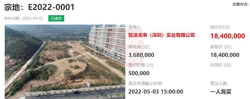 深汕智造加速跑 8690萬出讓兩宗工業地，高新企業入駐新篇章